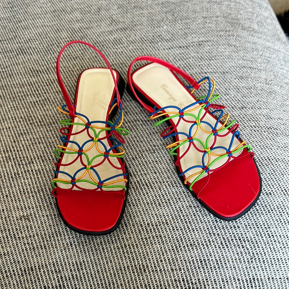 Y2K Carriage Court Sandals